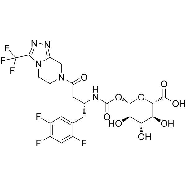 (–)-Sitagliptin carbamoyl glucuronide 940002-59-5